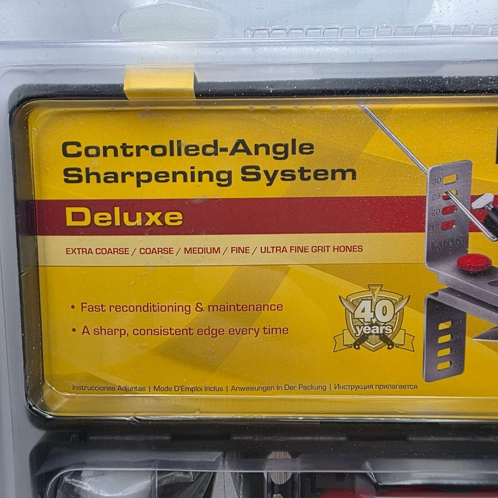 Lansky Sharpeners Controlled Angle Sharpening System Deluxe Knife Sharpening Kit